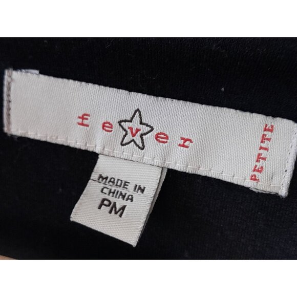 Fever Womens Baby Doll Y2K Black Coquette Preppy Whimsigoth Jacket Petite Medium - Picture 7 of 10